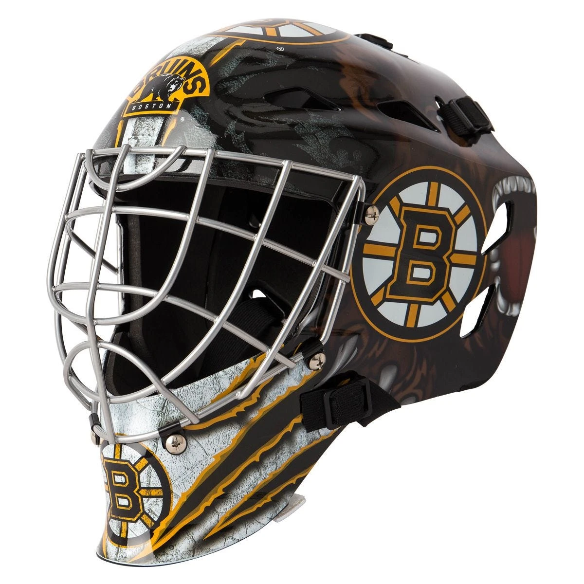 Franklin GFM 1500 Boston Bruins Goalie Face Mask 1 Franklin GFM 1500 Boston Bruins Goalie Face Mask