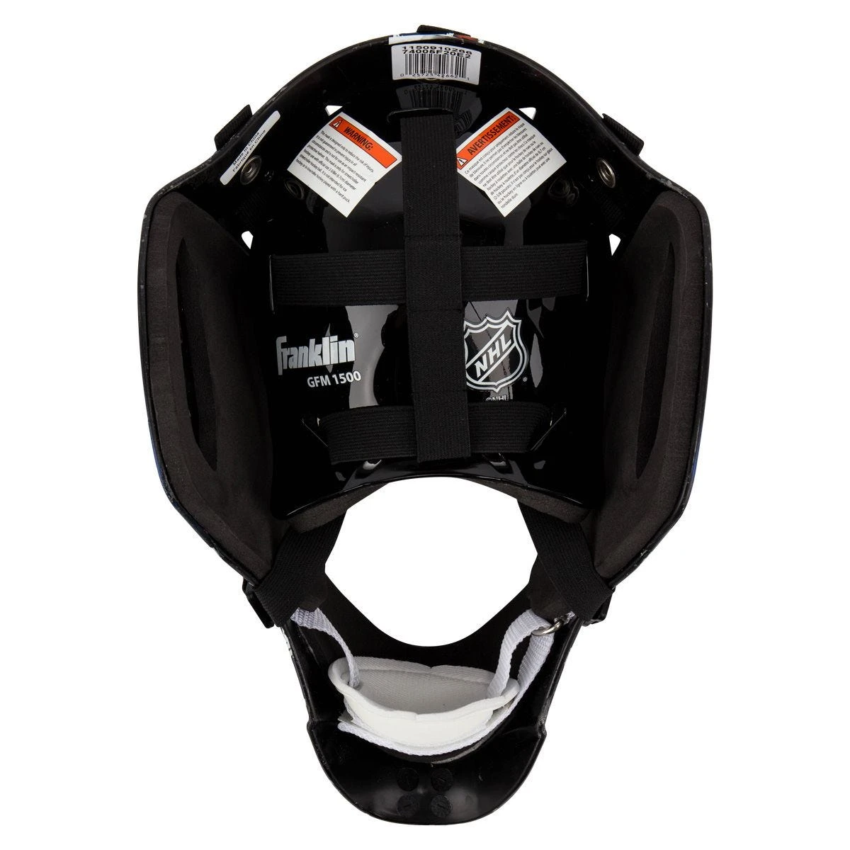 Franklin GFM 1500 New York Rangers Goalie Face Mask 5 Franklin GFM 1500 New York Rangers Goalie Face Mask - Image 5