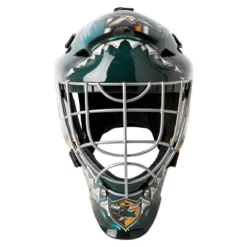 Franklin GFM 1500 San Jose Sharks Goalie Face Mask -Bauer Shop 025725426669 inset3