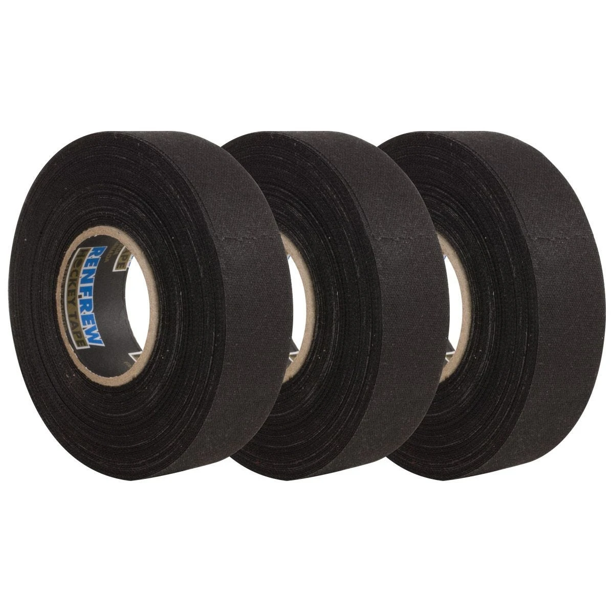 Renfrew Black Cloth Hockey Tape - 3 Pack 1 Renfrew Black Cloth Hockey Tape - 3 Pack