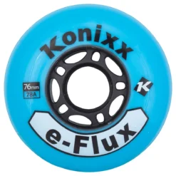Konixx E-Flux 78A Roller Hockey Wheel - Blue -Bauer Shop 685006001444