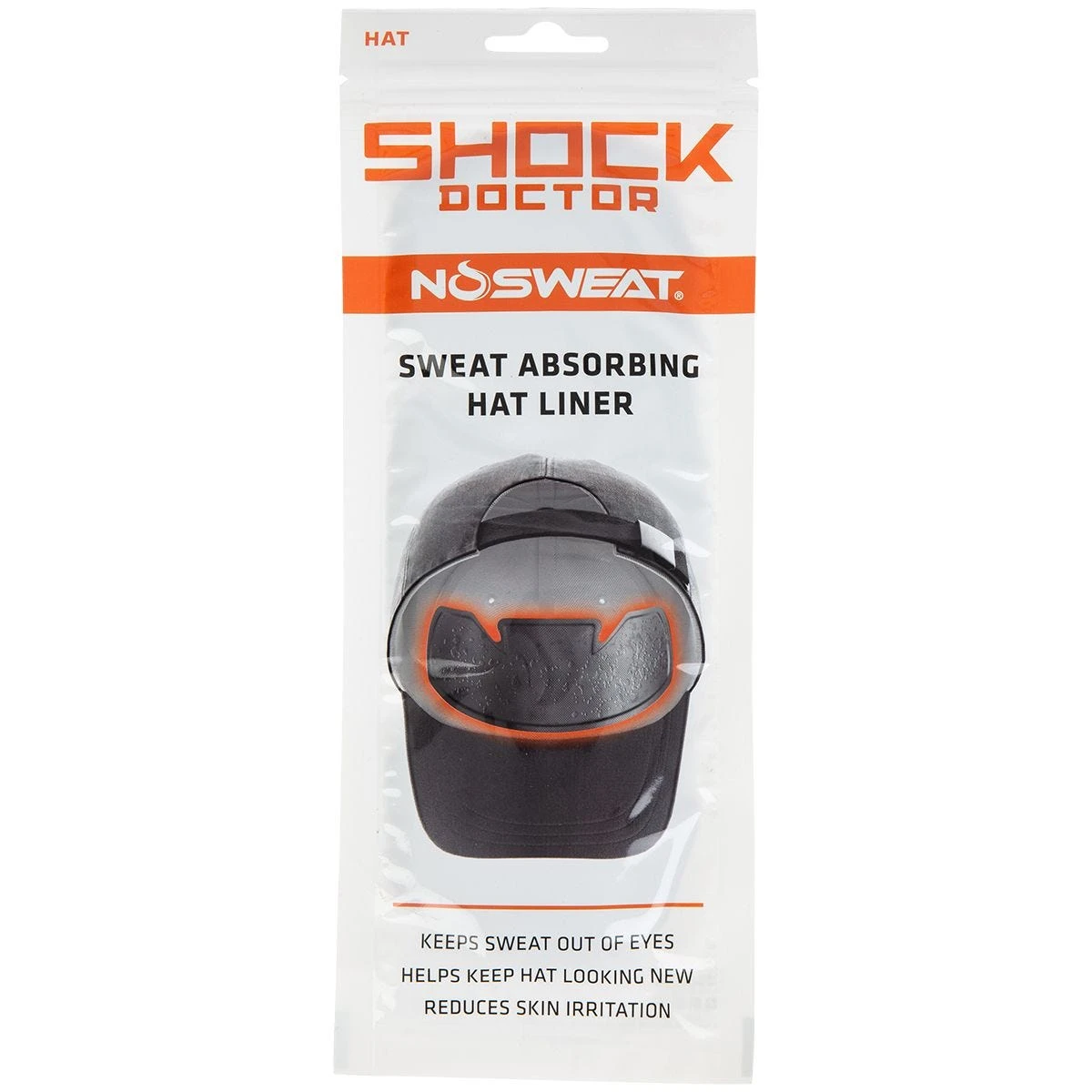 Shock Doctor NoSweat Hat Sweat Liner - 25 Pack 1 Shock Doctor NoSweat Hat Sweat Liner - 25 Pack