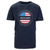Bauer International USA Flag Youth Short Sleeve Tee Shirt