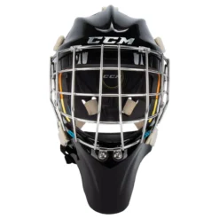 CCM Axis Pro Senior Certified Straight Bar Goalie Mask -Bauer Shop ccm goalie mask axis pro cert straight bar sr inset2