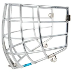 CCM Pro Titanium Certified Straight Bar Cage - Chrome -Bauer Shop ccm goalie replacement cage pro cert straight chrome inset3