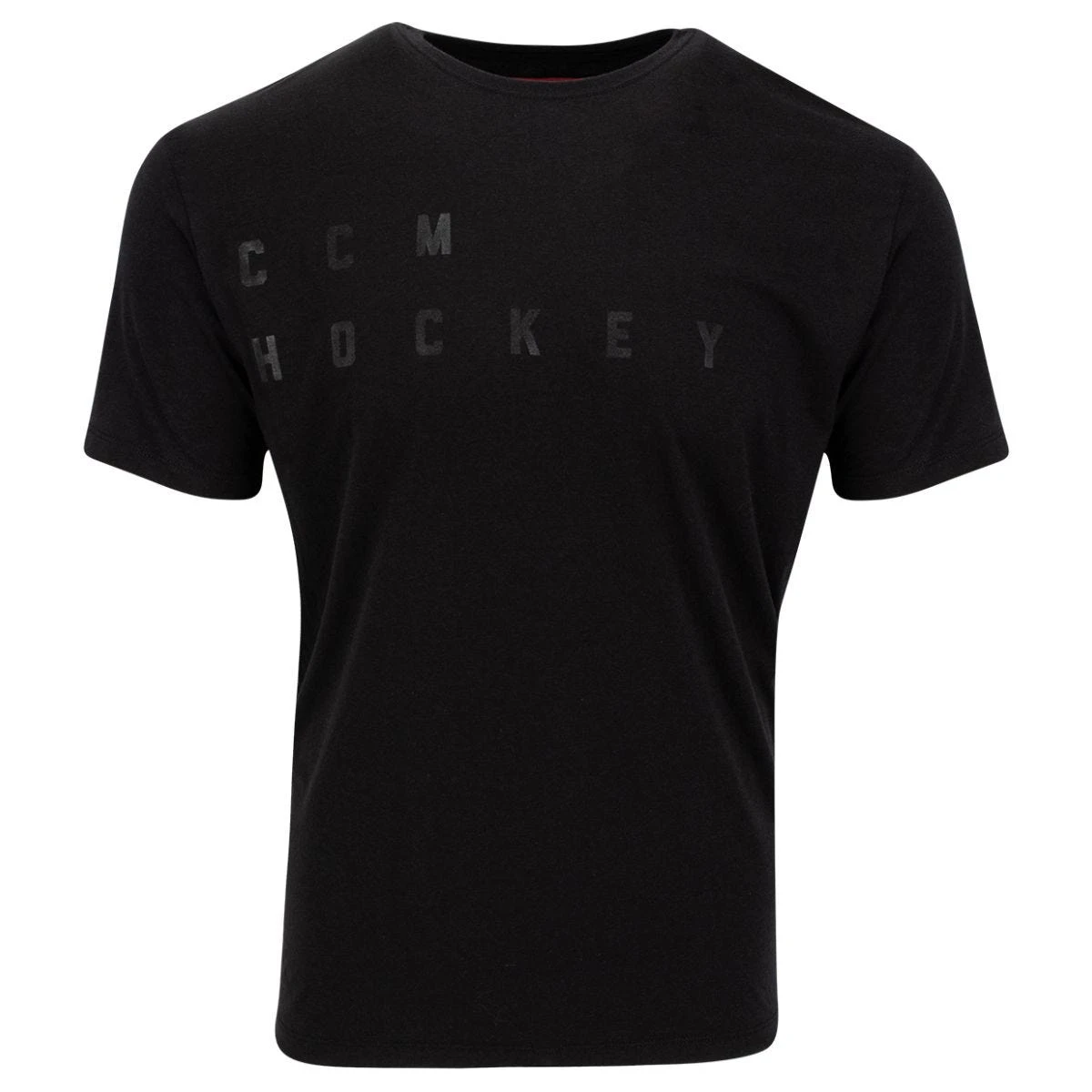 CCM Blackout Senior Short Sleeve Tee Shirt 1 CCM Blackout Senior Short Sleeve Tee Shirt