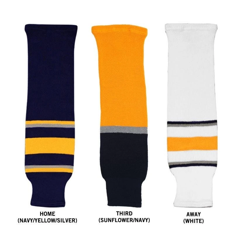 CCM S100 Buffalo Sabres Knit Hockey Socks 1 CCM S100 Buffalo Sabres Knit Hockey Socks