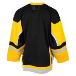 Stadium Youth Hockey Jersey - Black/Gold/Gray -Bauer Shop firstar hockey jersey stadium blk gld gry jr inset4