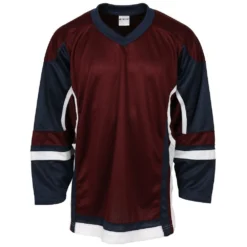 Stadium Adult Hockey Jersey - Maroon/Navy/White