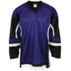 Stadium Adult Hockey Jersey - Purple/Black/White