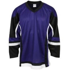 Stadium Adult Hockey Jersey - Purple/Black/White