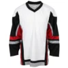 Stadium Adult Hockey Jersey - White/Black/Red