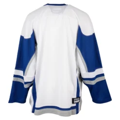 Stadium Youth Hockey Jersey - White/Royal/Gray