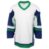 Stadium Adult Hockey Jersey - White/Royal/Kelly