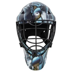 Seattle Kraken Franklin GFM 1500 Goalie Face Mask -Bauer Shop franklin hockey street goalie mask gfm 1500 sea inset2