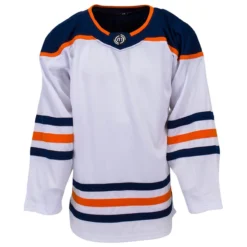 Edmonton Oilers MonkeySports Uncrested Junior Hockey Jersey -Bauer Shop monkeysports hockey jersey uncrested edmonton oilers jr inset7