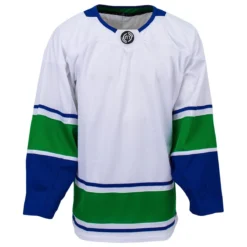 Vancouver Canucks MonkeySports Uncrested Junior Hockey Jersey -Bauer Shop monkeysports hockey jersey uncrested vancouver canucks jr inset7