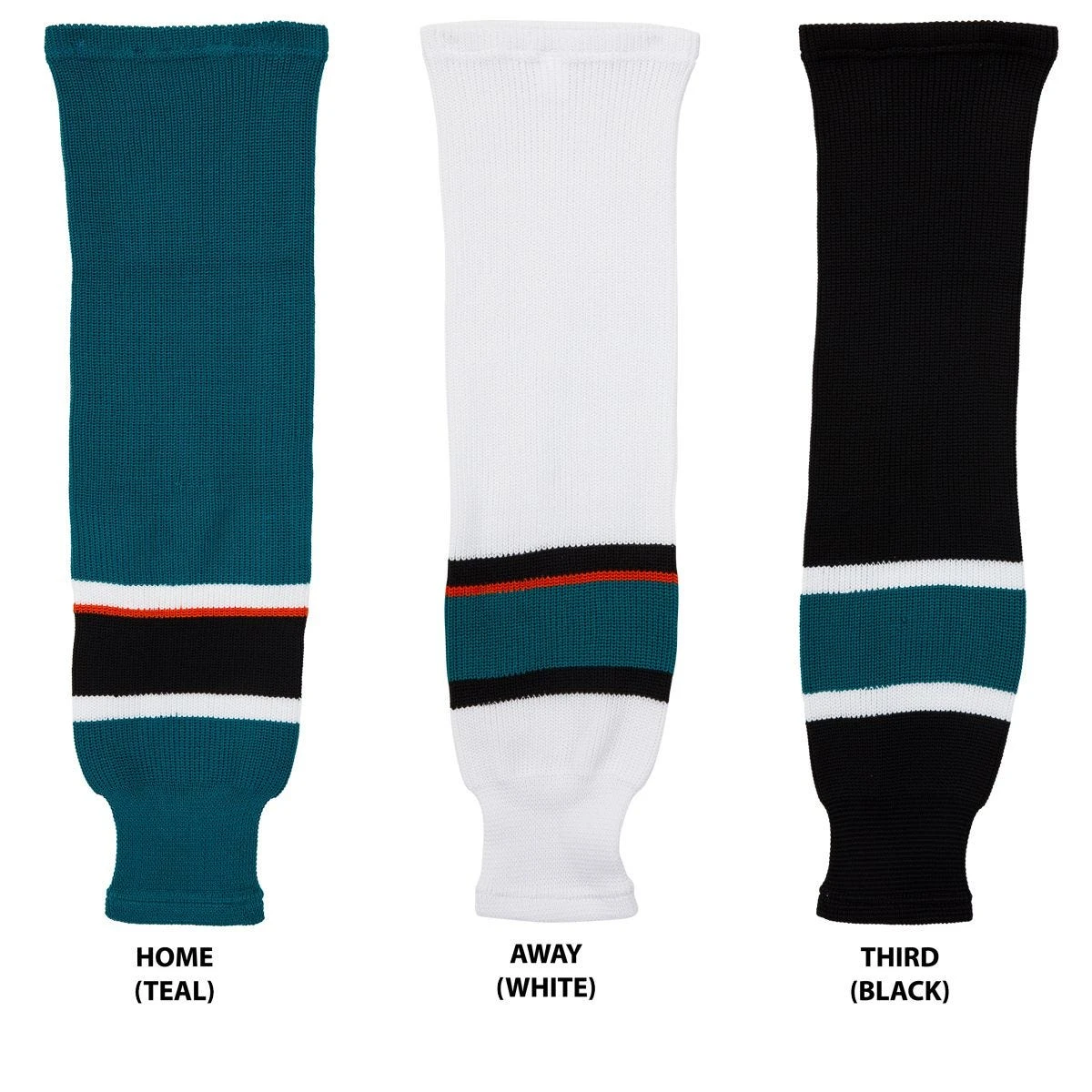 San Jose Sharks MonkeySports Knit Hockey Socks 1 San Jose Sharks MonkeySports Knit Hockey Socks