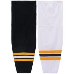 Boston Bruins MonkeySports Mesh Hockey Socks -Bauer Shop monkeysports hockey socks mesh bos inset3