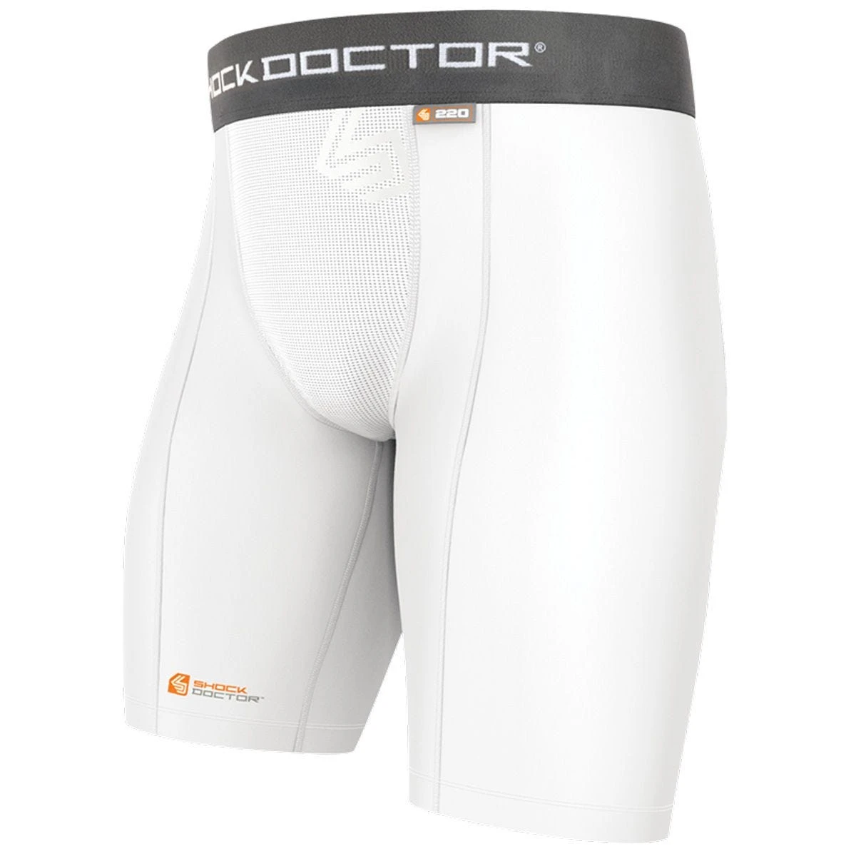 Shock Doctor 220 Core Compression Youth Shorts W/Cup Pocket 1 Shock Doctor 220 Core Compression Youth Shorts W/Cup Pocket