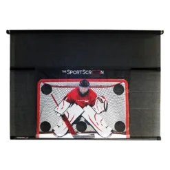 The SportScreen 16ft Manual Screen W/ Detachable Hockey Target