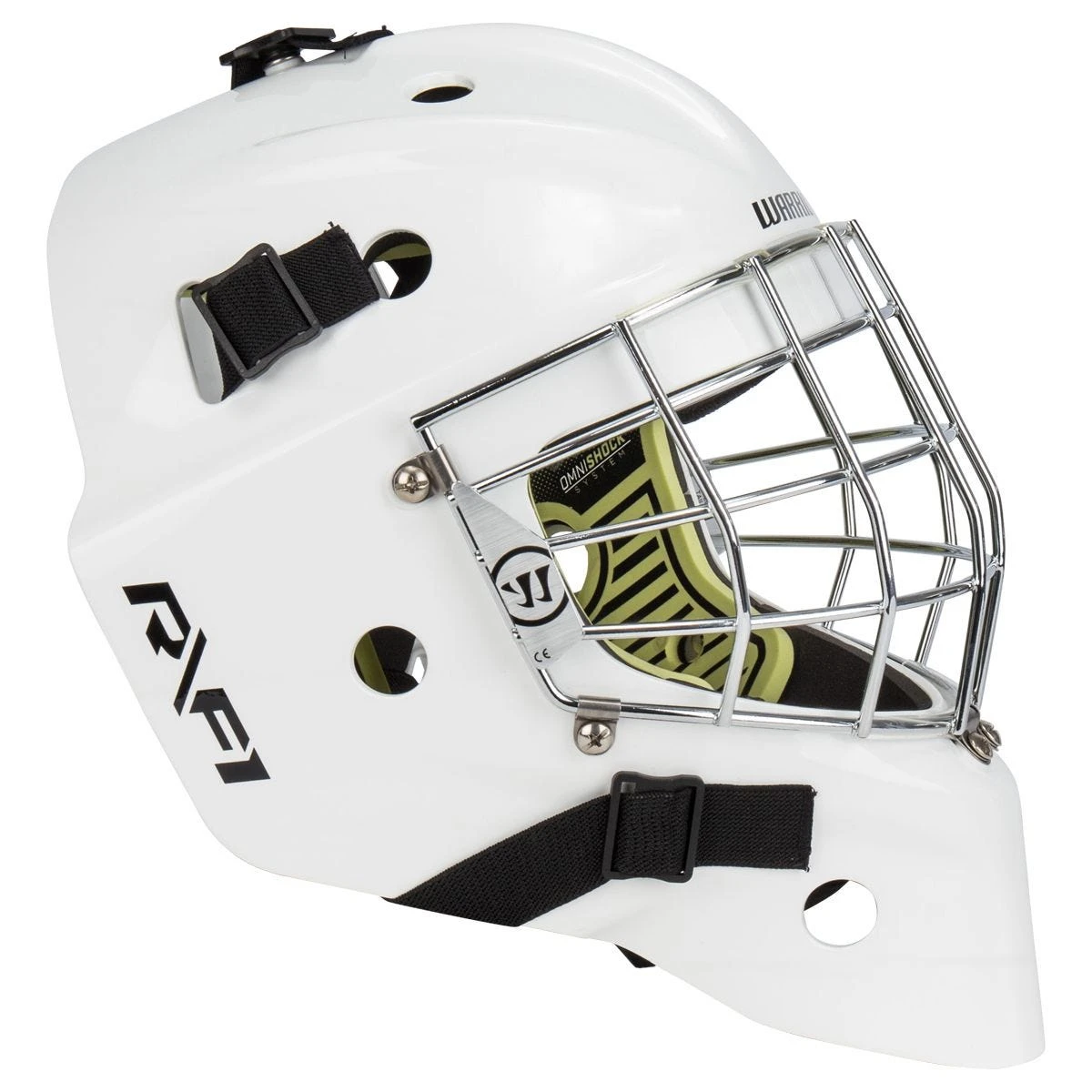 Warrior Ritual R/F1 Senior Certified Straight Bar Goalie Mask 2 Warrior Ritual R/F1 Senior Certified Straight Bar Goalie Mask - Image 2
