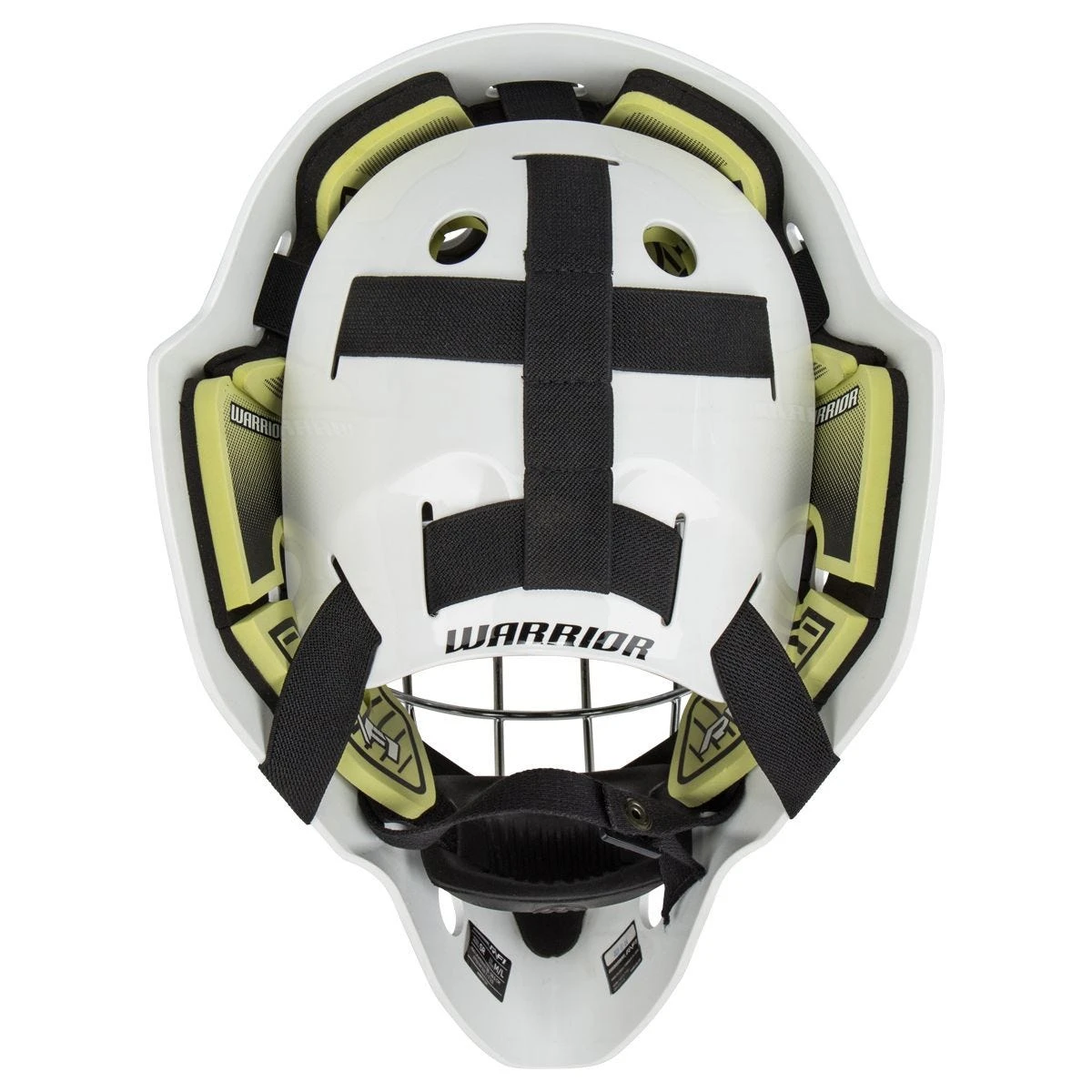 Warrior Ritual R/F1 Senior Certified Straight Bar Goalie Mask 5 Warrior Ritual R/F1 Senior Certified Straight Bar Goalie Mask - Image 5