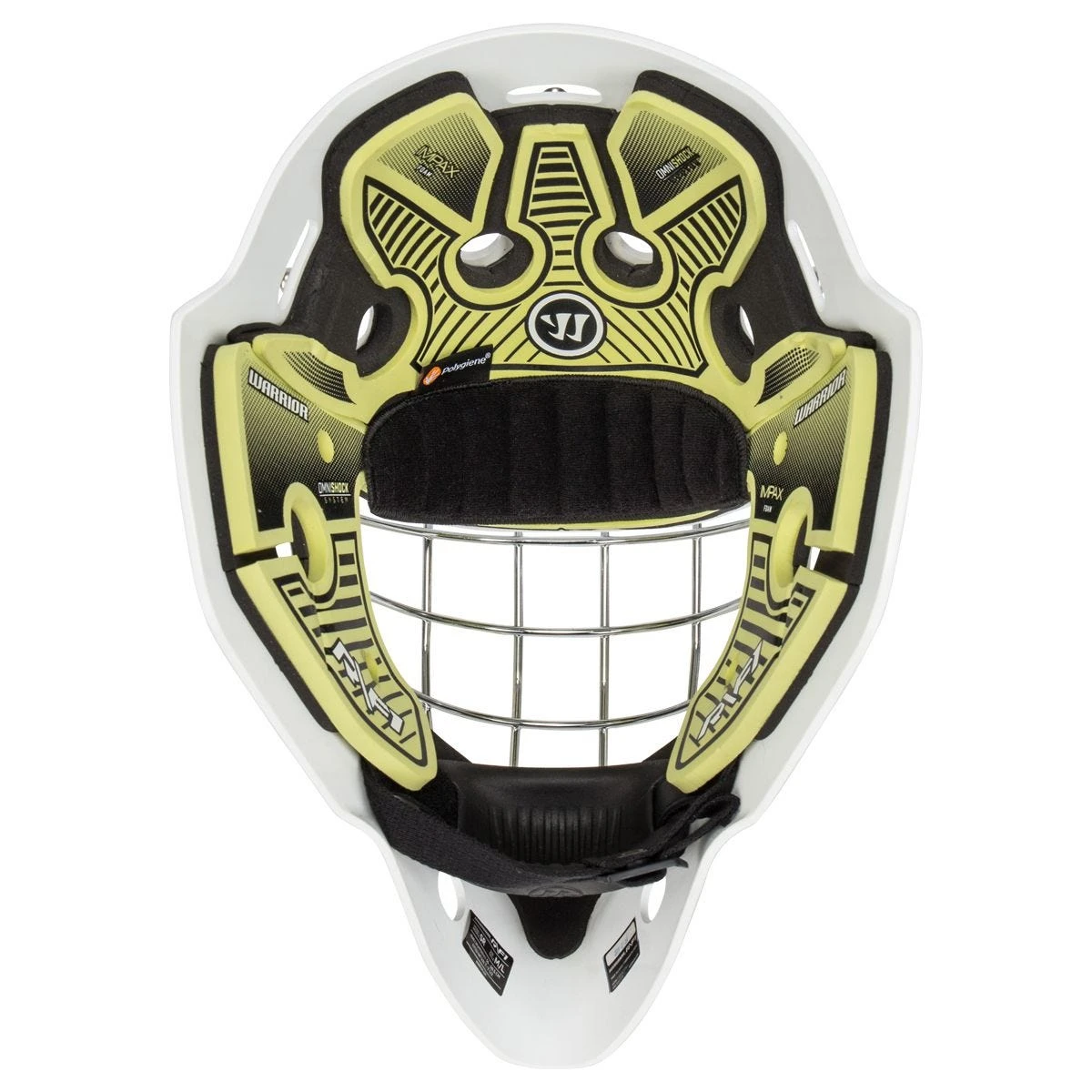 Warrior Ritual R/F1 Senior Certified Straight Bar Goalie Mask 6 Warrior Ritual R/F1 Senior Certified Straight Bar Goalie Mask - Image 6