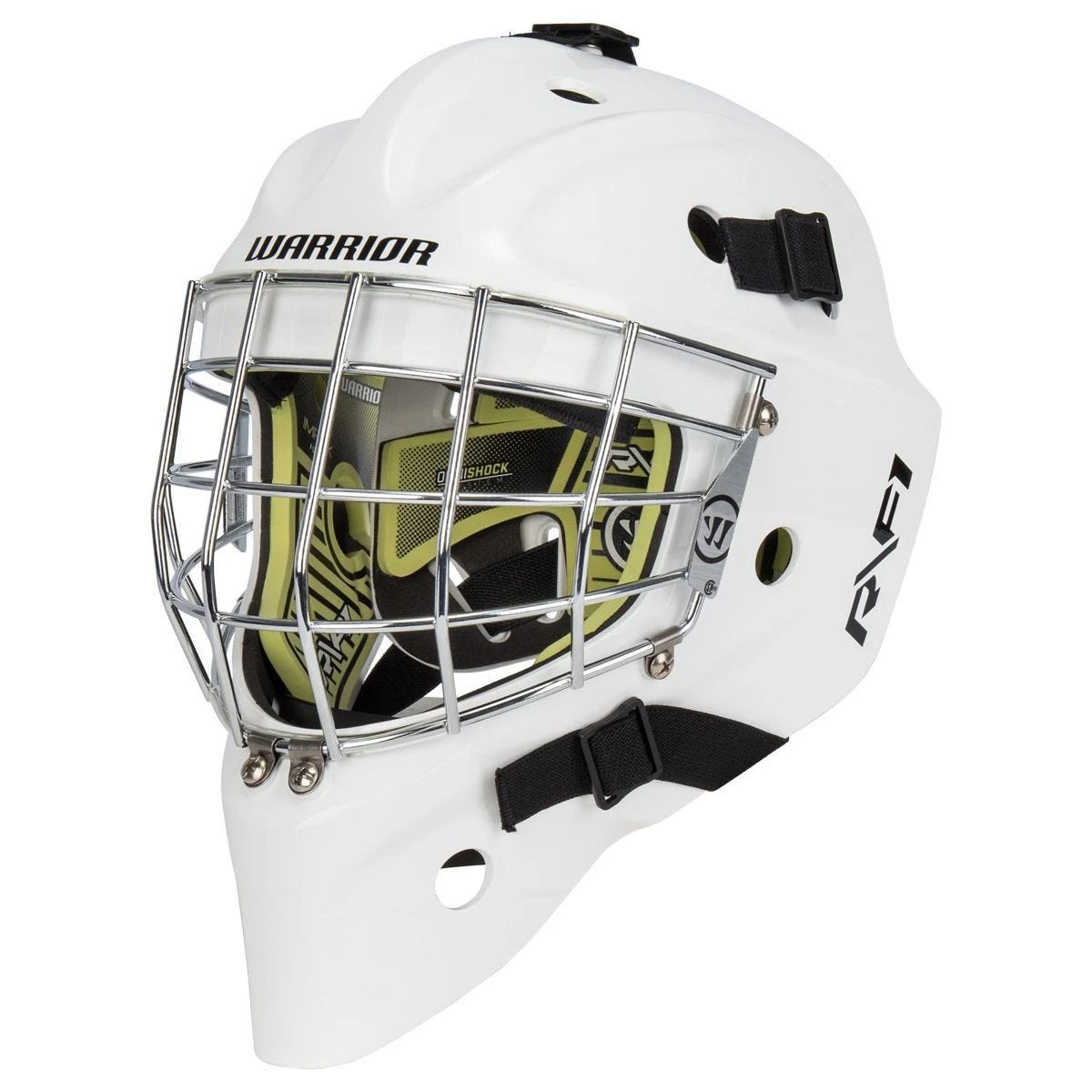 Warrior Ritual R/F1 Senior Certified Straight Bar Goalie Mask 1 Warrior Ritual R/F1 Senior Certified Straight Bar Goalie Mask