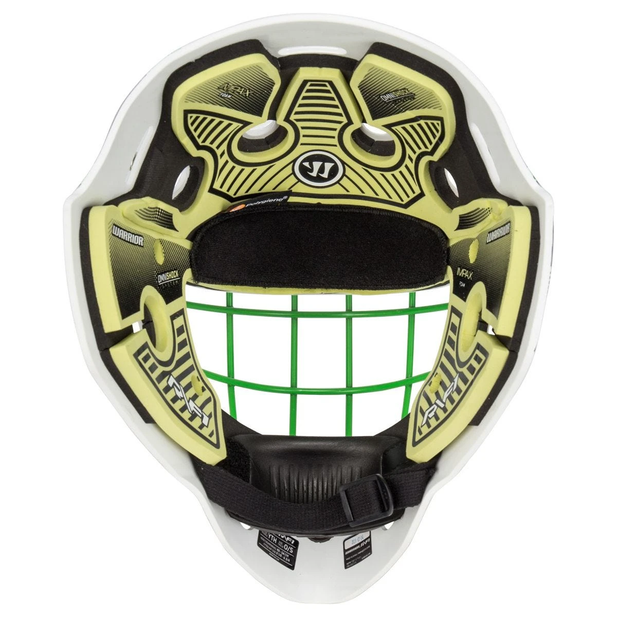 Warrior Ritual R/F1 Youth Certified Straight Bar Goalie Mask 5 Warrior Ritual R/F1 Youth Certified Straight Bar Goalie Mask - Image 5